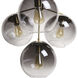 Kamara LED 24.75 inch Brass Chandelier Ceiling Light